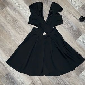 Empire waist cut out dress ASOS